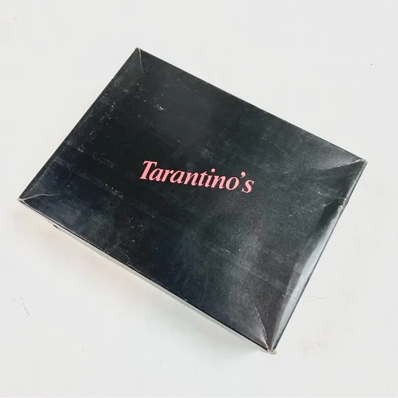 Vintage Tarantino’s Black Leather &amp; Suede Round Toe Boots