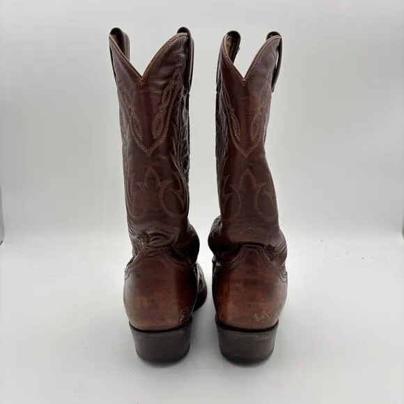 Vintage Tony Lama 2989 Vaquero Western Cowboy Boots Men's 8D Y2K Cowboy