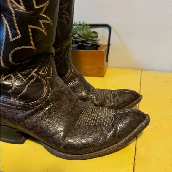 Vintage Tony Lama Cowboy Boots Sz 10.5