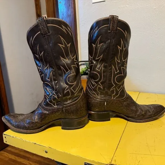 Vintage Tony Lama Cowboy Boots Sz 10.5