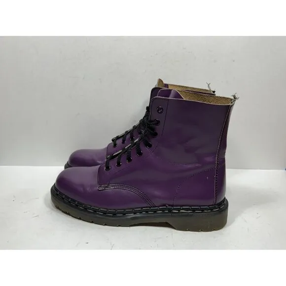 Vintage Tredair Purple Leather Boots Made in England Mens Size 10 US / 9 UK 1460