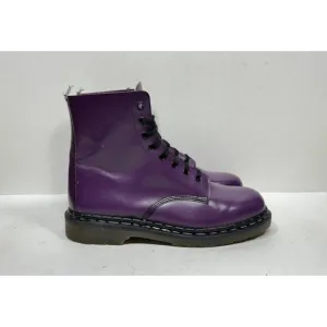 Vintage Tredair Purple Leather Boots Made in England Mens Size 10 US / 9 UK 1460