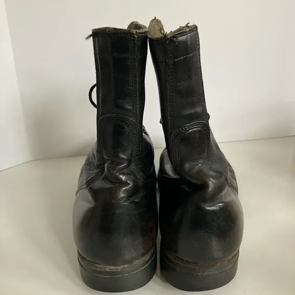 Vintage True Combat Boots Black Leather Men’s