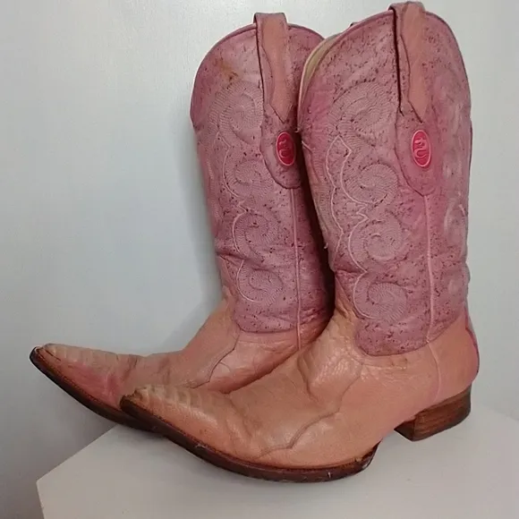 VINTAGE TWO TONE COWBOY BOOTS
