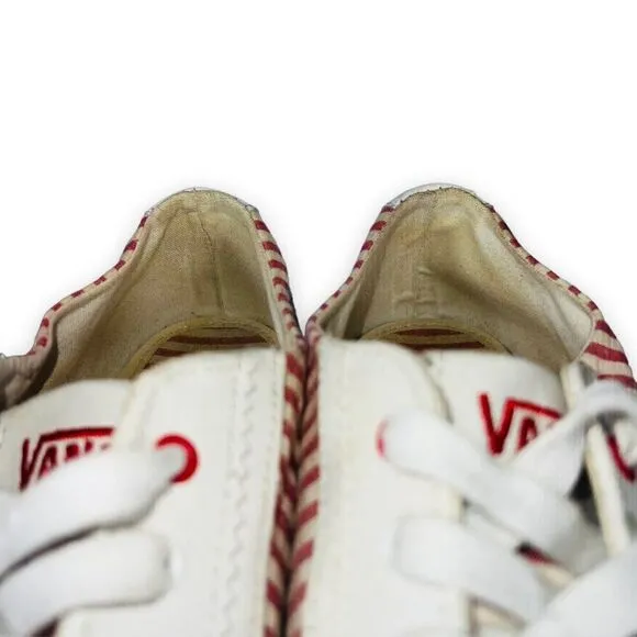 Vintage Vans Tory 2002 Collector Pinkish-Red / White Stripe VN-0XFQ3F9 Women's 8
