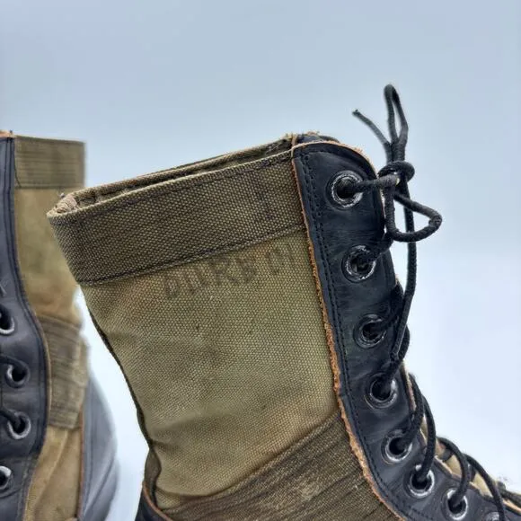 Vintage Vietnam War Military Field Jungle Combat Boots Men's 9R Third
