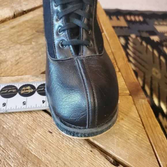 Vintage Wool Felt 1940s Boots - Step a Long Sole Men's size 7