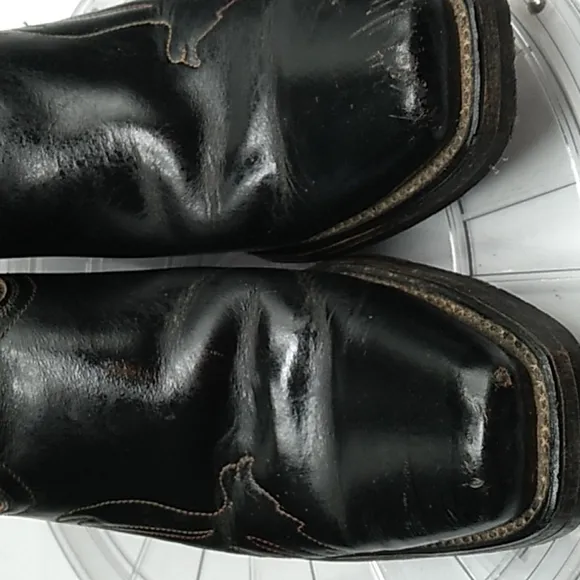 Vintage Wrangler cowboy 🤠 boots 👢 black 7.5D womans