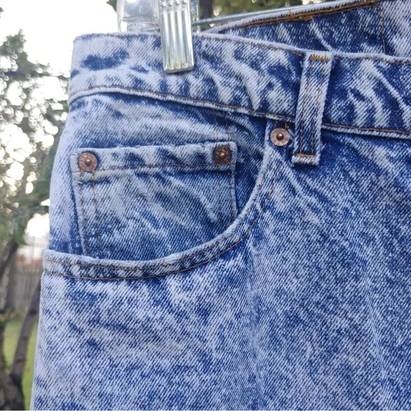 Vintage Y2K 80’s 90’s Levi’s 654 Acid-Wash Jeans – Made in USA – W34 L32