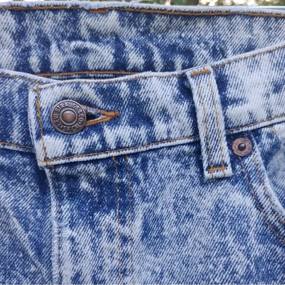 Vintage Y2K 80’s 90’s Levi’s 654 Acid-Wash Jeans – Made in USA – W34 L32