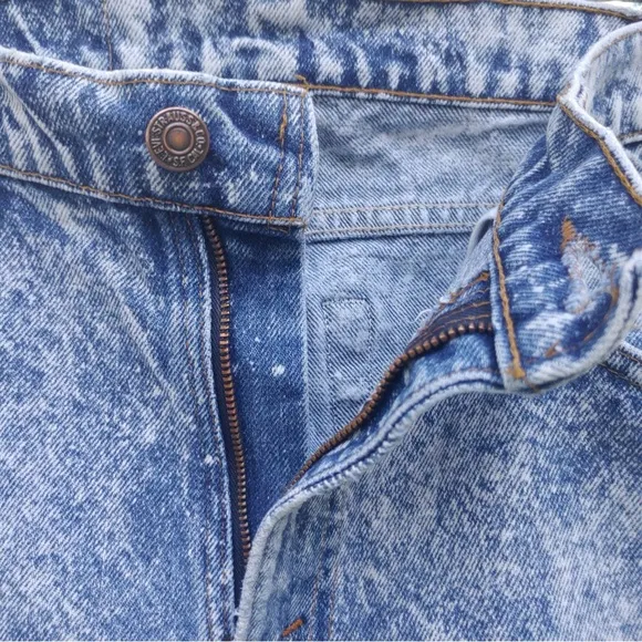 Vintage Y2K 80’s 90’s Levi’s 654 Acid-Wash Jeans – Made in USA – W34 L32