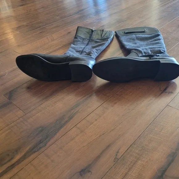 Vintage Y2K Etienne Aigner Leather and Wool Riding Boots