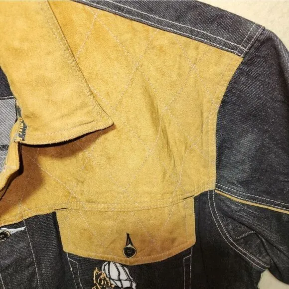 Vintage Raw Blue Denim Jacket size 3XL‎