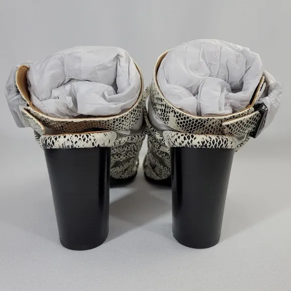 Vionic Sami Snake Print Heel Shoes Sz 9.5