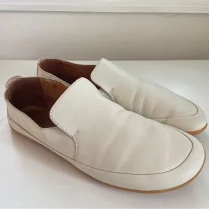 Vivo Barefoot OPANKA II off-white Leather loafers slip-ons comfort shoes 41 10