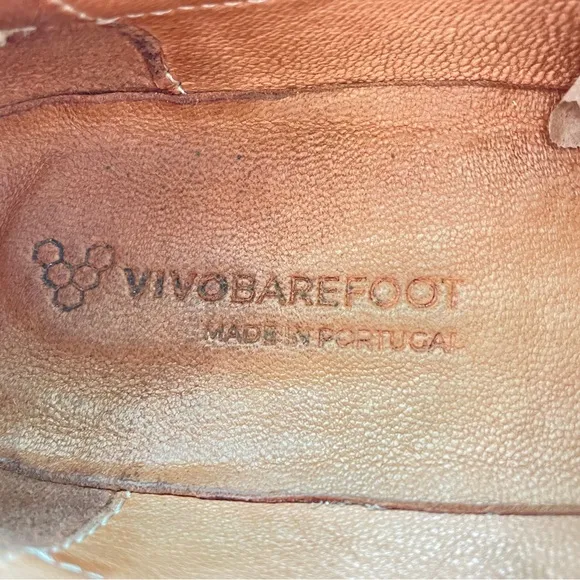 Vivo Barefoot OPANKA II off-white Leather loafers slip-ons comfort shoes 41 10