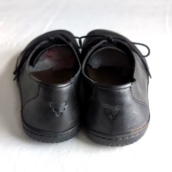 Vivo Barefoot RA II Black Leather Lace up Comfort Shoes Men's Size 44m