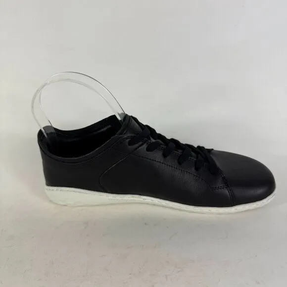 Vivobarefoot Geo Court III Sneakers Women's 6 Black Leather Athletic Shoes