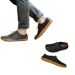 VIVOBAREFOOT Minimalist Pittards Wild Hide Hand Finished Leather Oxford Loafer