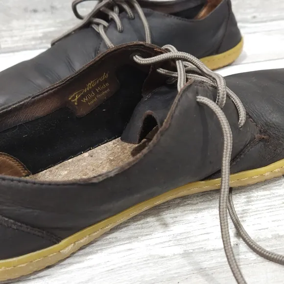 VIVOBAREFOOT Minimalist Pittards Wild Hide Hand Finished Leather Oxford Loafer