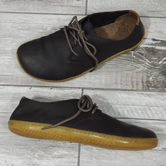 VIVOBAREFOOT Minimalist Pittards Wild Hide Hand Finished Leather Oxford Loafer