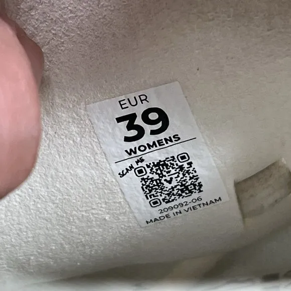 Vivobarefoot Primus Lite III White Minimalist Running Shoes Womens Size 8 EU 39