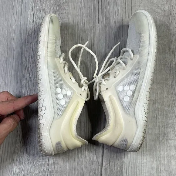 Vivobarefoot Primus Lite III White Minimalist Shoes Womens Size EU 36 US 5.5 K