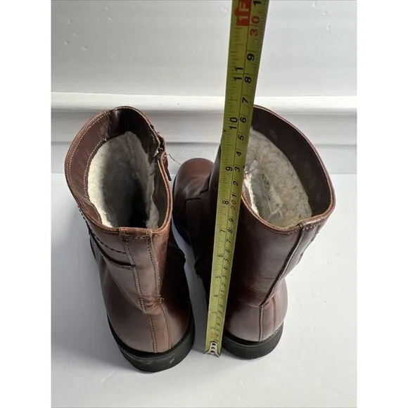 VTG 80s Dexter Armortred Oil Resistant Mens Zipper Ankle Boots Made In USA 10.5