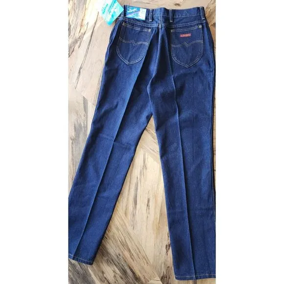 VTG 80's NWT Wrangler Deadstock Regular Fit Denim Jeans Size 16