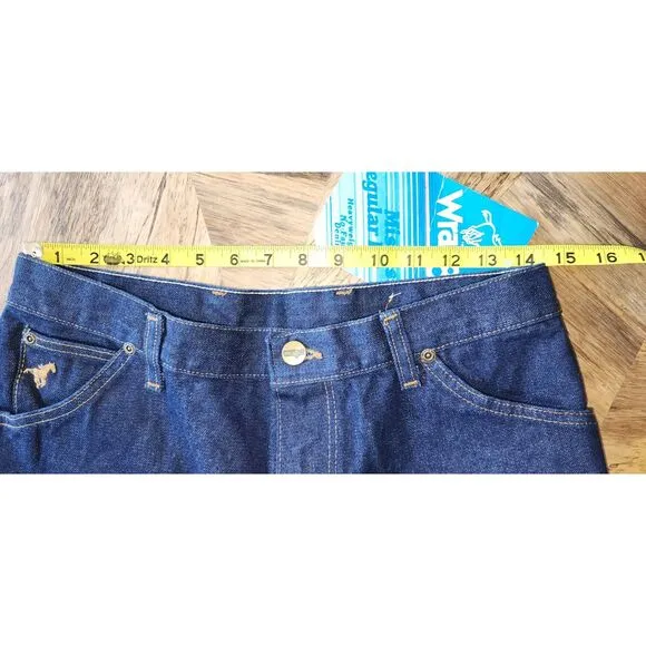 VTG 80's NWT Wrangler Deadstock Regular Fit Denim Jeans Size 16