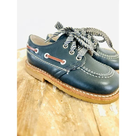 VTG Childs Stride 60s 70s Leather Dress Shoes Toddler Made In USA Size 5 1/2 D