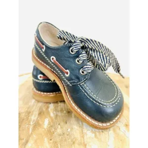 VTG Childs Stride 60s 70s Leather Dress Shoes Toddler Made In USA Size 5 1/2 D