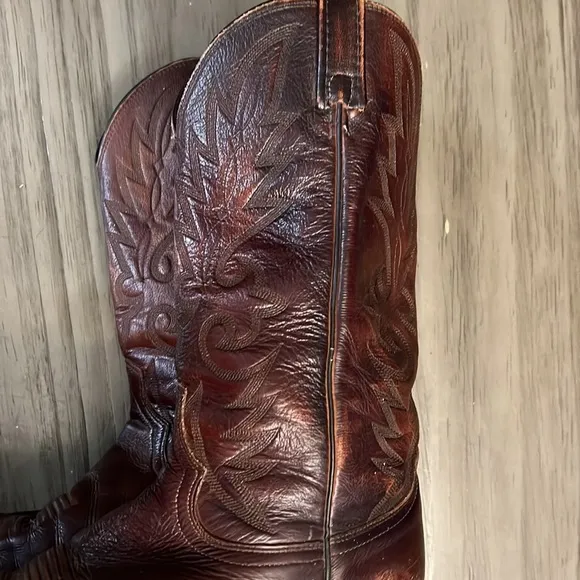 VTG DAN POST WESTERN BOOTS 10.5 EW