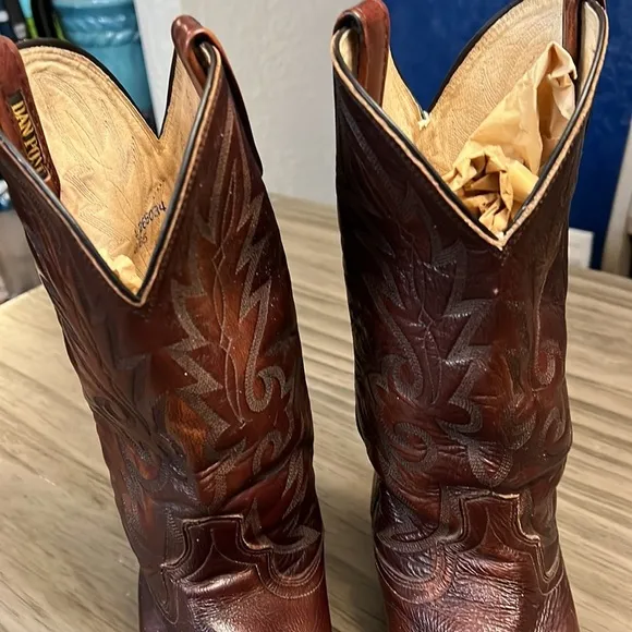 VTG DAN POST WESTERN BOOTS 10.5 EW