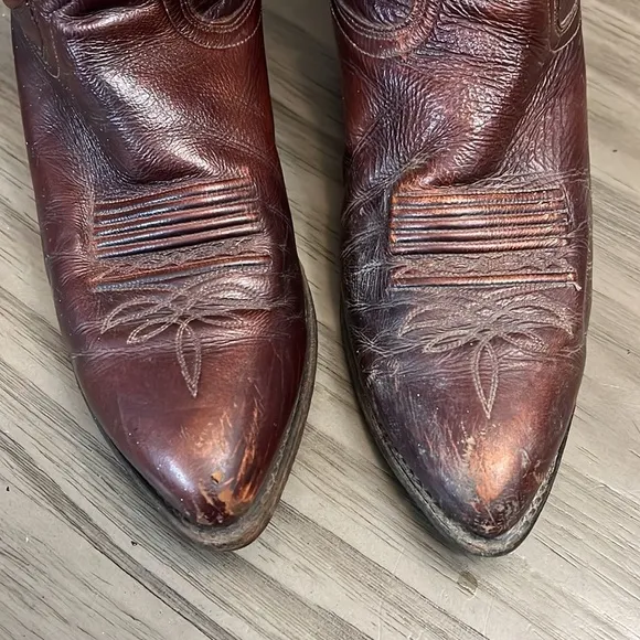 VTG DAN POST WESTERN BOOTS 10.5 EW