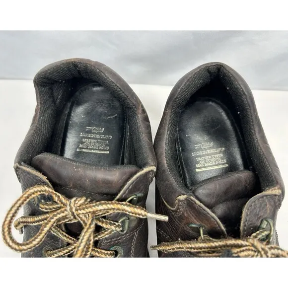 VTG Doc Martens 8312 US 10/UK 9 Lace Up Chunky Shoes Brown Leather Y2K England