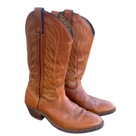 VTG DOUBLE H COWBOY BOOTS