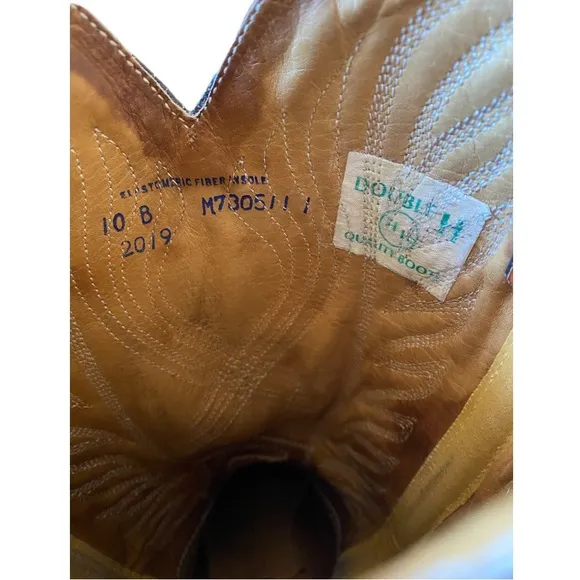 VTG DOUBLE H COWBOY BOOTS