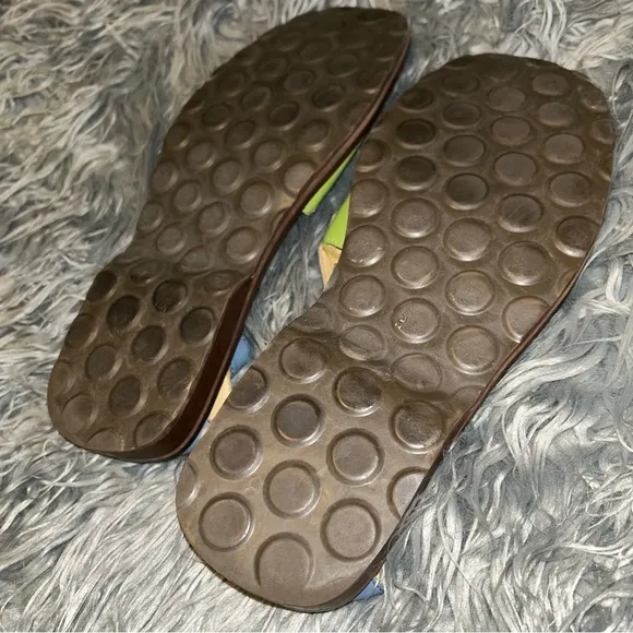 VTG GIRAUDON SPORT NEW YORK Leather Gladiator Sandals Sz38/US9 HTF RARE