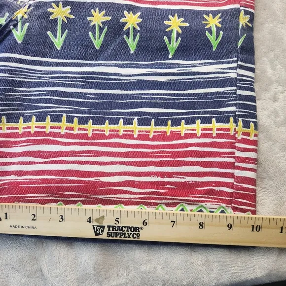 Vtg Guess Womens Shorts Denim Size 28 Festival Rave Hippie Floral 90s Summer HTF