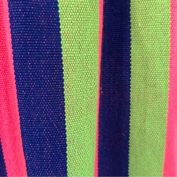 VTG RARE 1970’s GEORGIA CHARUHAS WOVEN MULTICOLORED TASSEL SKIRT SIZE SMALL
