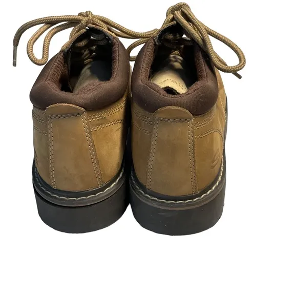 VTG Skechers Womens 2168 Leather Lug Sole Chunky Laceup Shoes Size 9.5