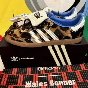 💖💖Wales Bonner x adidas originals Samba Pony Tonal Sneakers