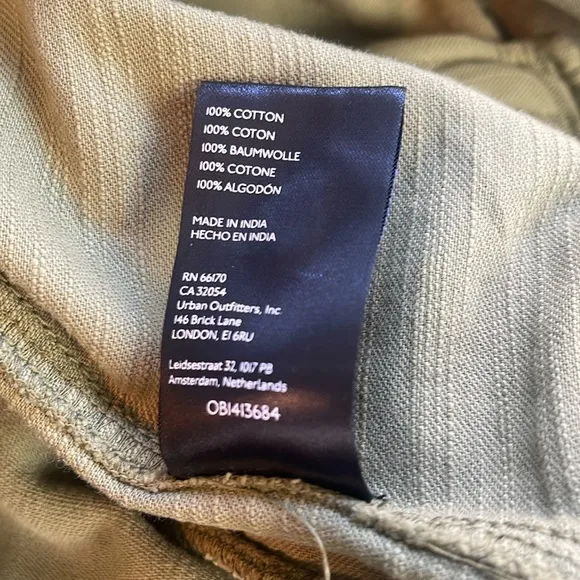 We the Free Free People Carmen Moto Hoodie green utility hoodie Jacket small