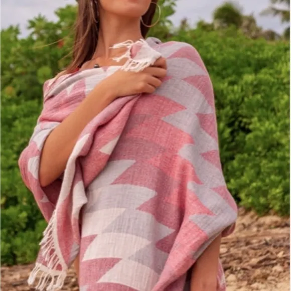 Western SET Clay Pink Clay Green Clay Boho Dress &amp; Wrap Western Vibes