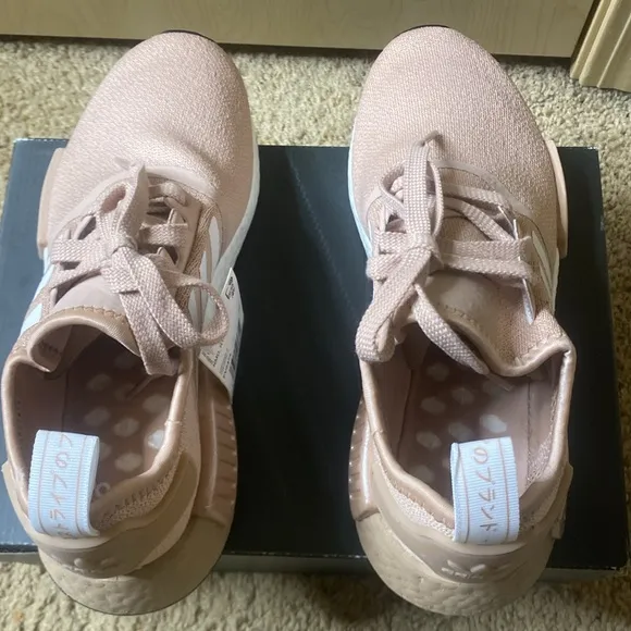 WOMEN'S Adidas NMD R1 Shoes Color: Ash Pearl Size: 8.5