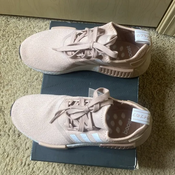 WOMEN'S Adidas NMD R1 Shoes Color: Ash Pearl Size: 8.5