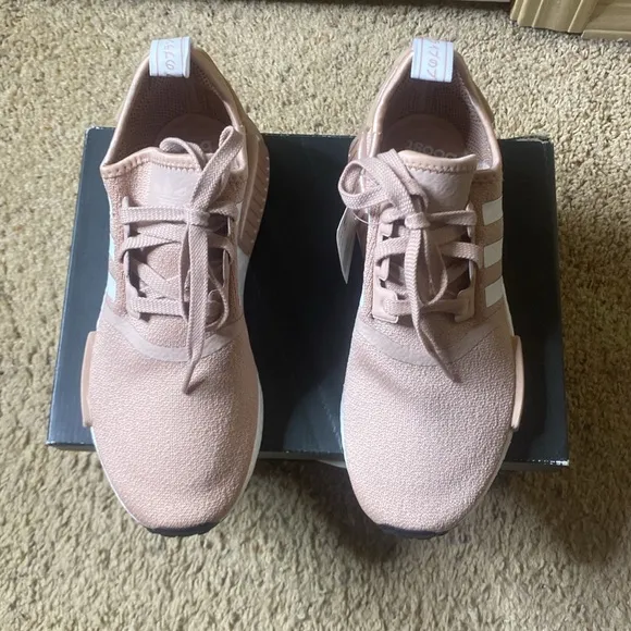 WOMEN'S Adidas NMD R1 Shoes Color: Ash Pearl Size: 8.5