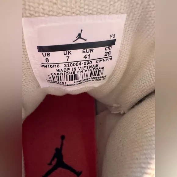 WOMEN’S JORDAN ‘B’ RETRO 2013 SIZE 8 SUEDE