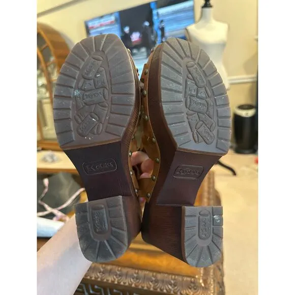 Women’s Korks by Kork Ease Brown Heeled Shoes. Size 6